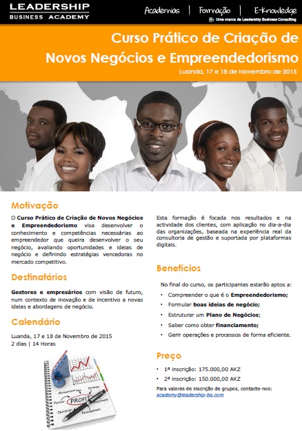 BrochuraCursoCriaçãoNovosNegóciosAO